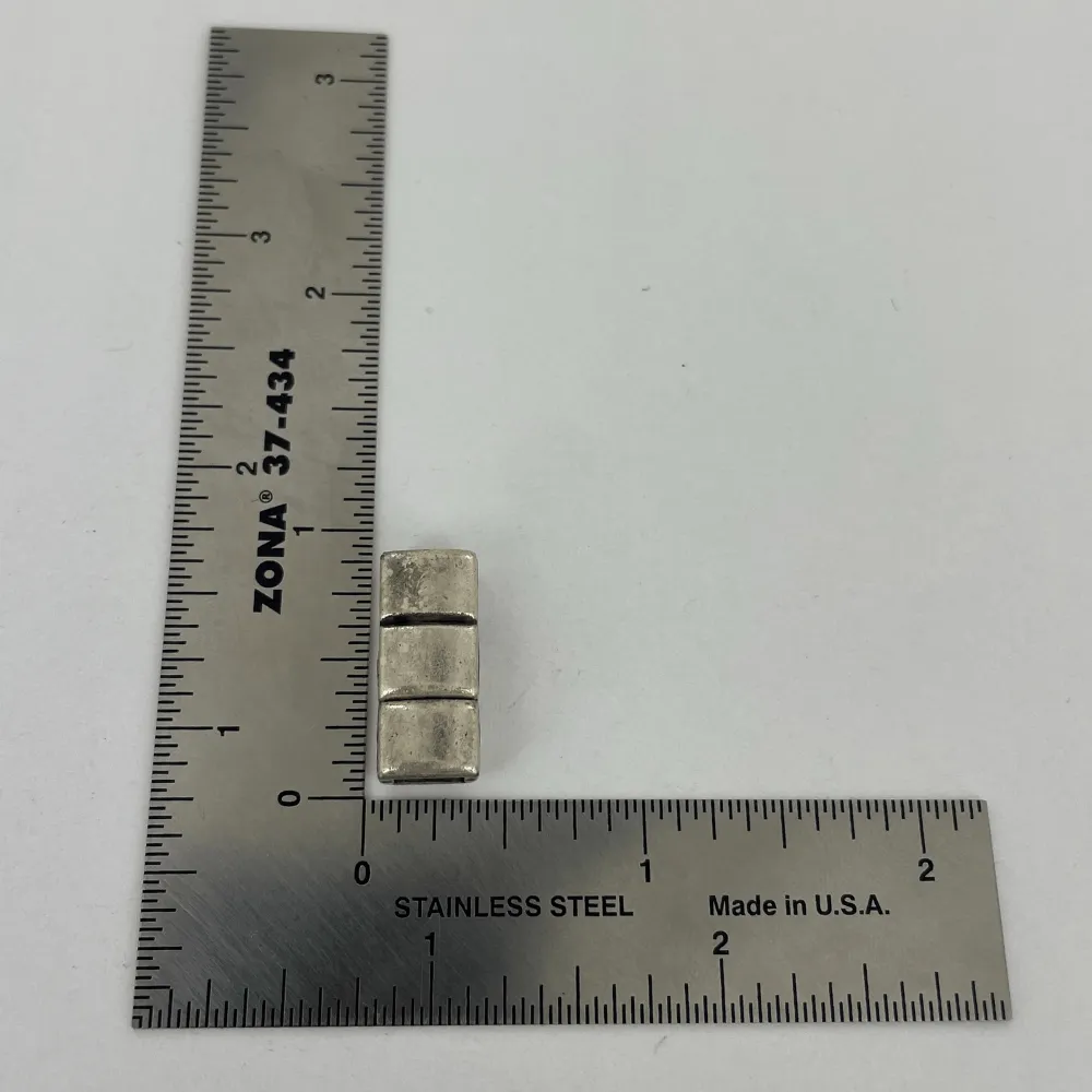 12mm Antique Silver, Clasp, Zinc Alloy, #B-105