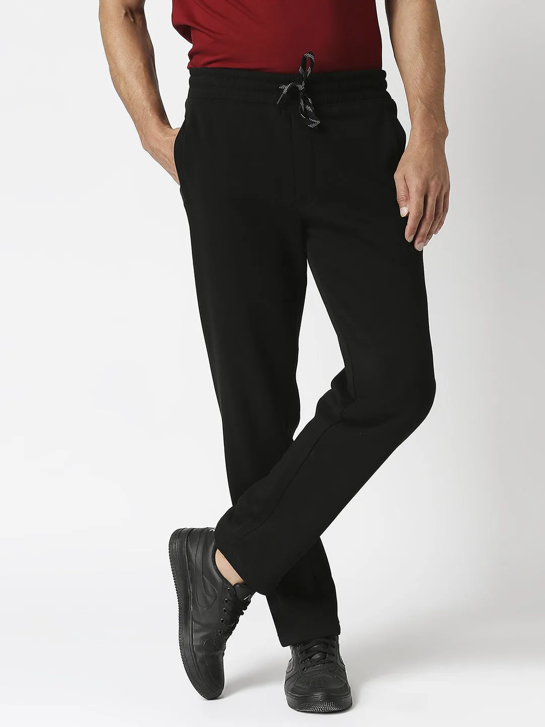 Black Fleece Track Pants