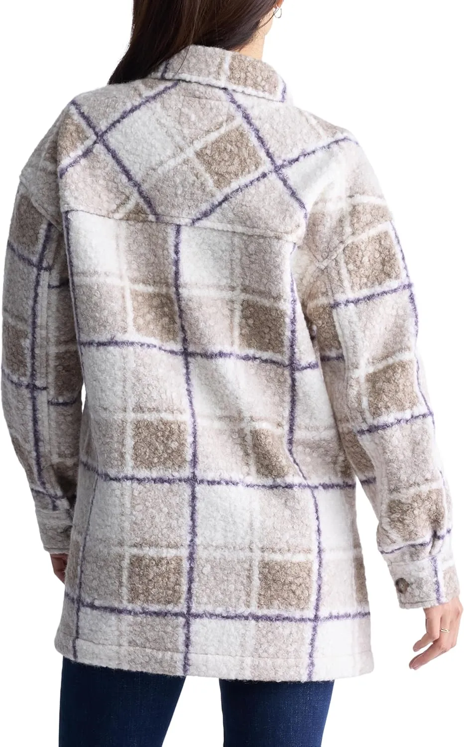 Buffalo David Bitton Women's Royce Long Sleeve Double Pocket Shacket