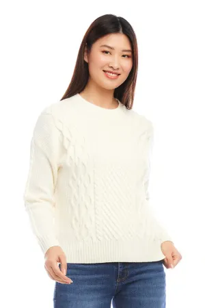 Cable Knit Sweater [CRE-3L89744]