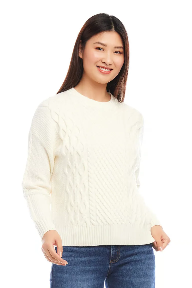 Cable Knit Sweater [CRE-3L89744]