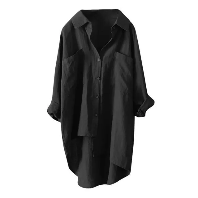 Comfy Double Pocket Sleeved Shirt