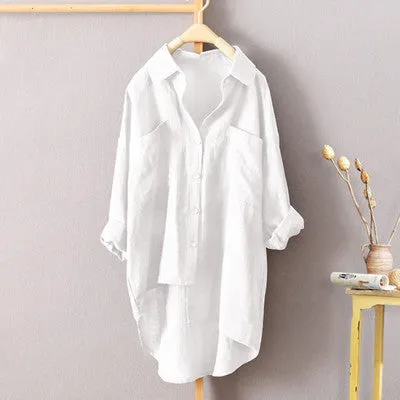 Comfy Double Pocket Sleeved Shirt