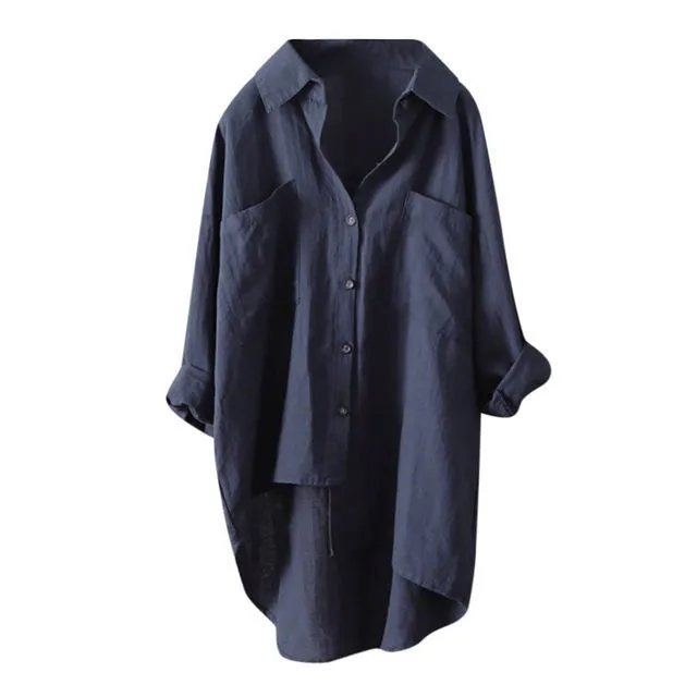 Comfy Double Pocket Sleeved Shirt