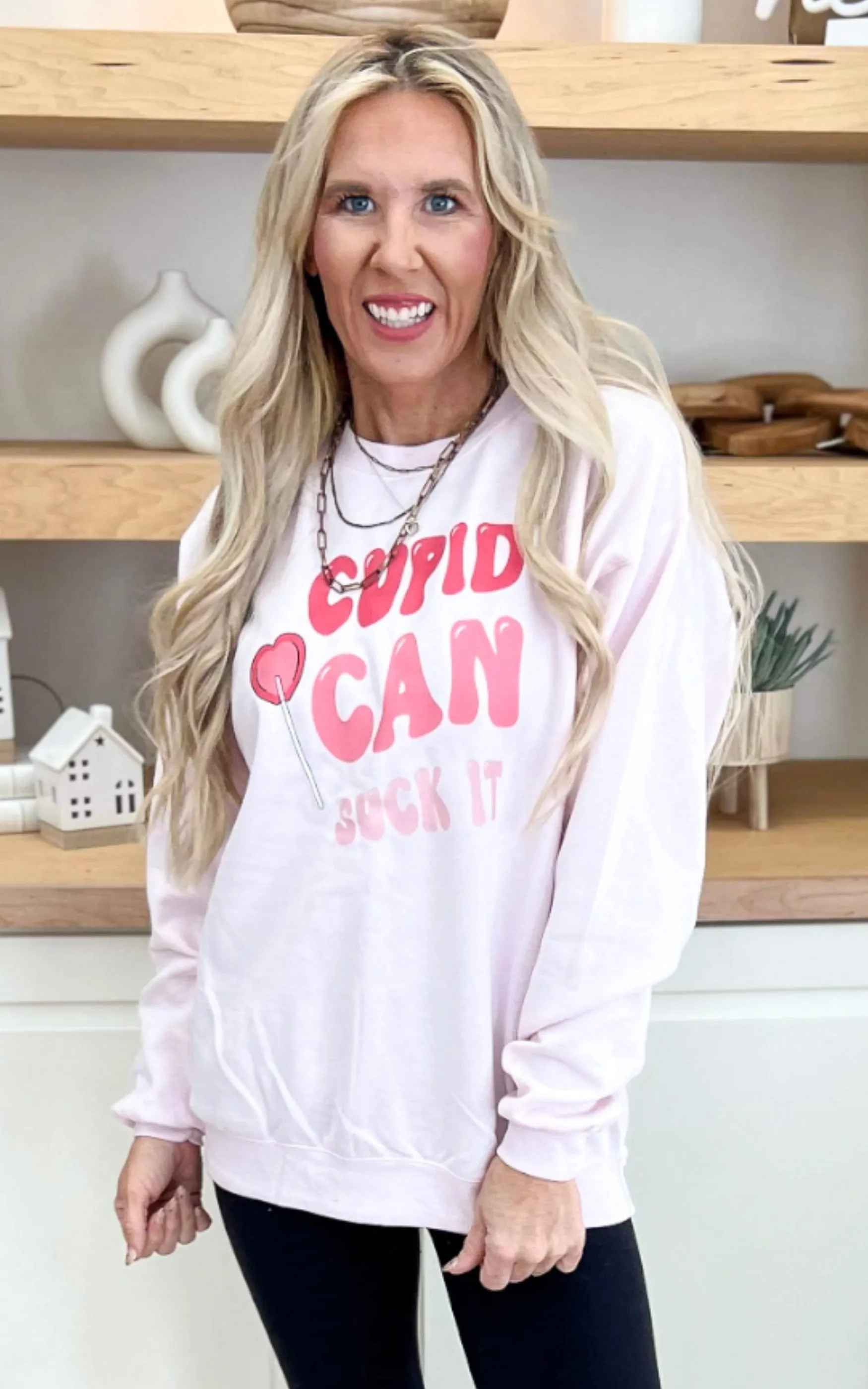 Cupid Can Suck It Crewneck Sweatshirt
