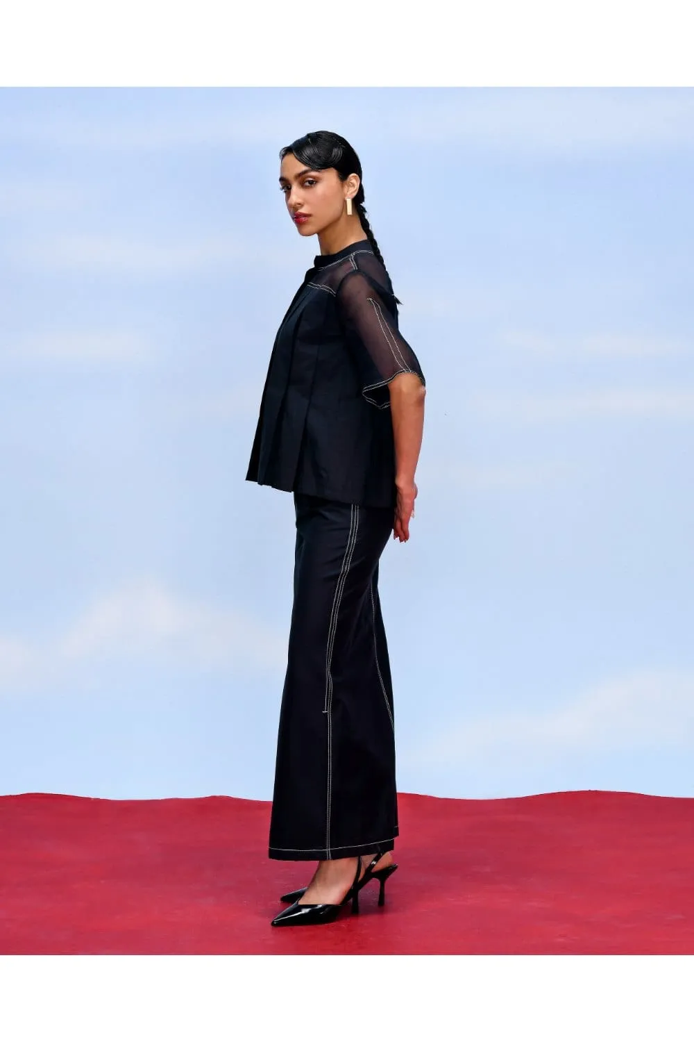 DEFORM TOP AND SKIRT SET