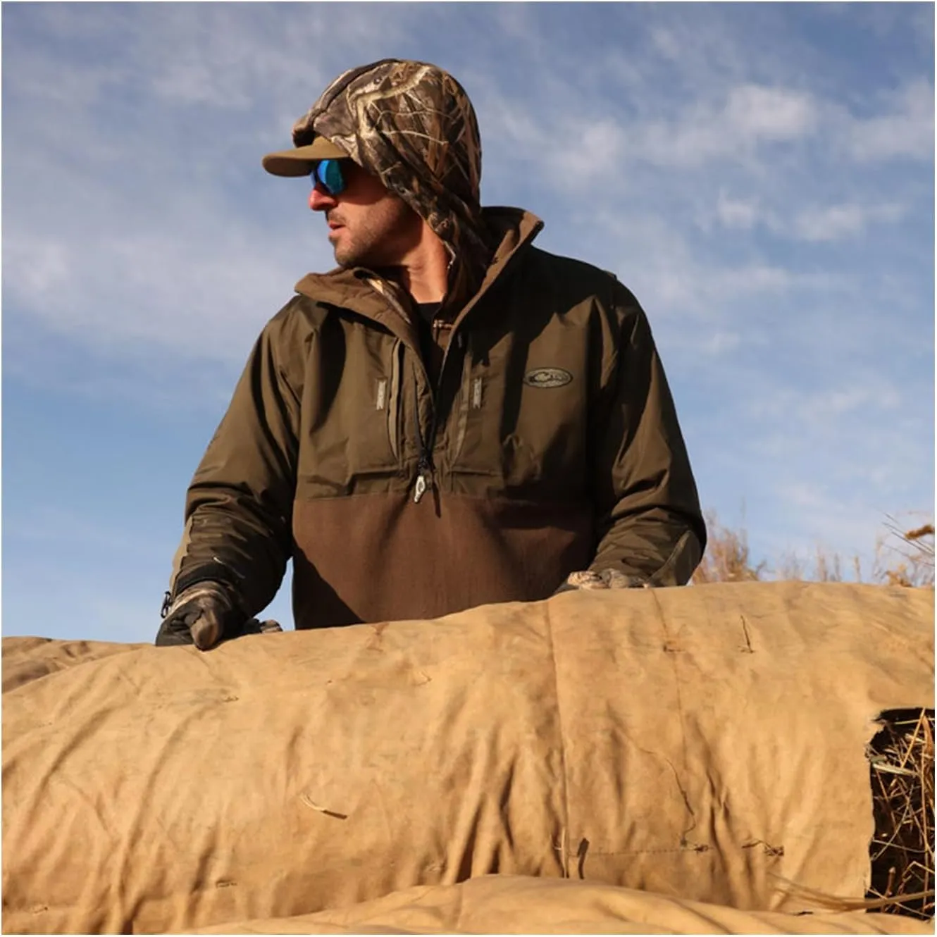 Drake Waterfowl MST G-Flex Eqwader 1/4 Zip