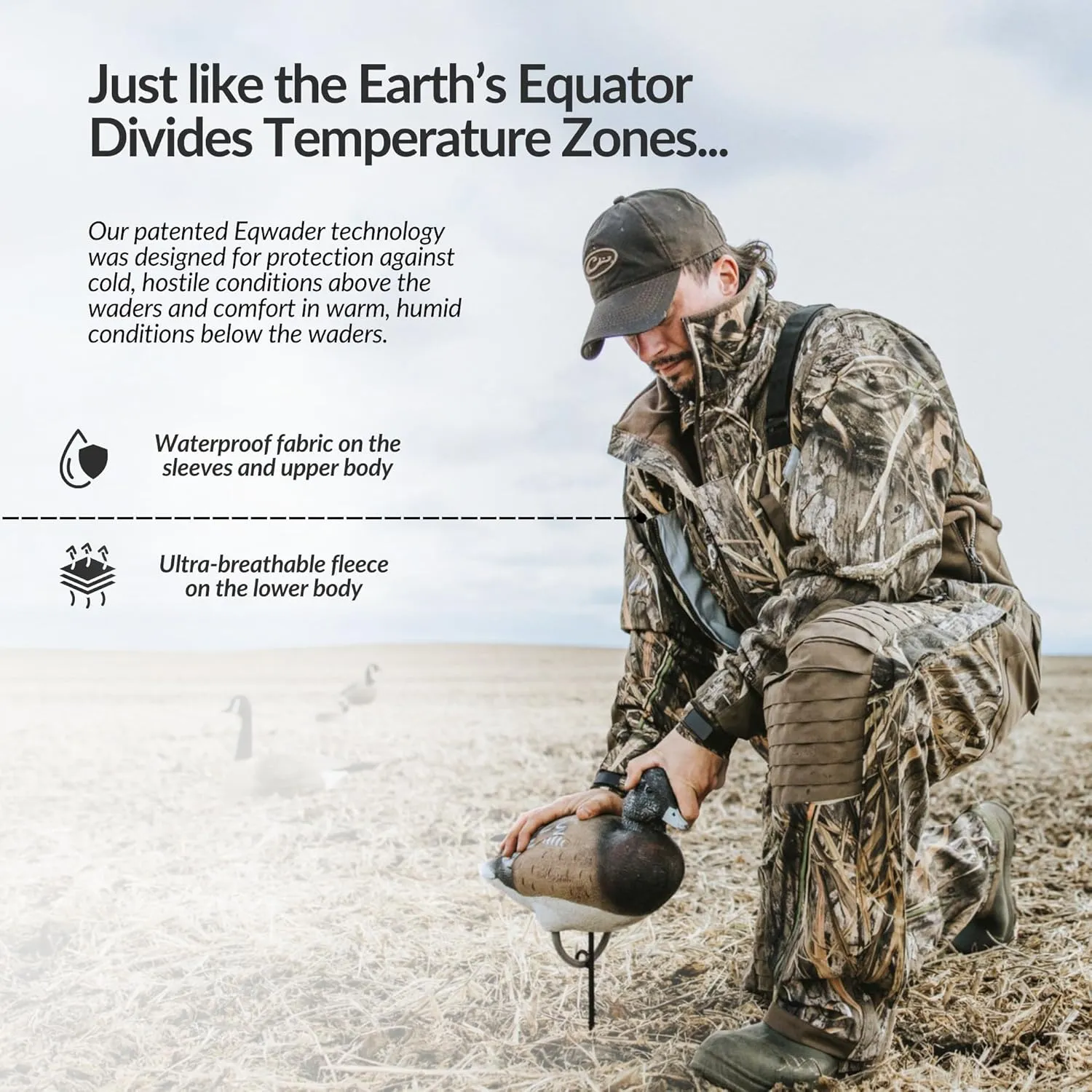 Drake Waterfowl MST G-Flex Eqwader 1/4 Zip