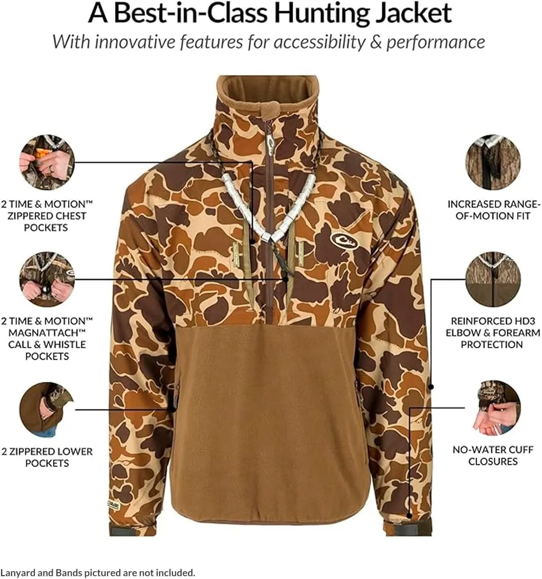 Drake Waterfowl MST G-Flex Eqwader 1/4 Zip