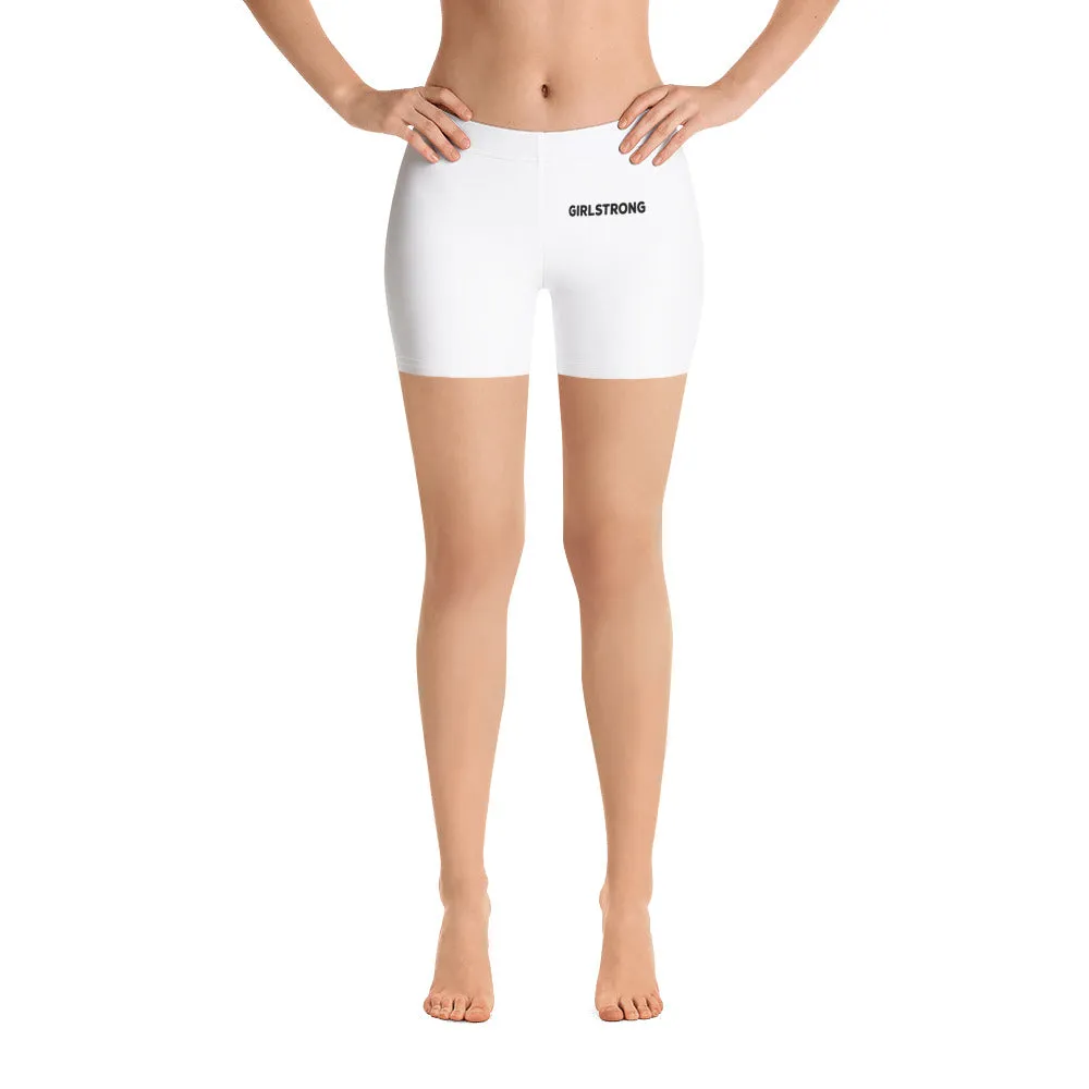 ELEVATED ESSENTIALS, SLIM AND SCULPT SHORTS WHITE