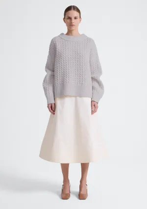 Faris Wool Sweater - Salt