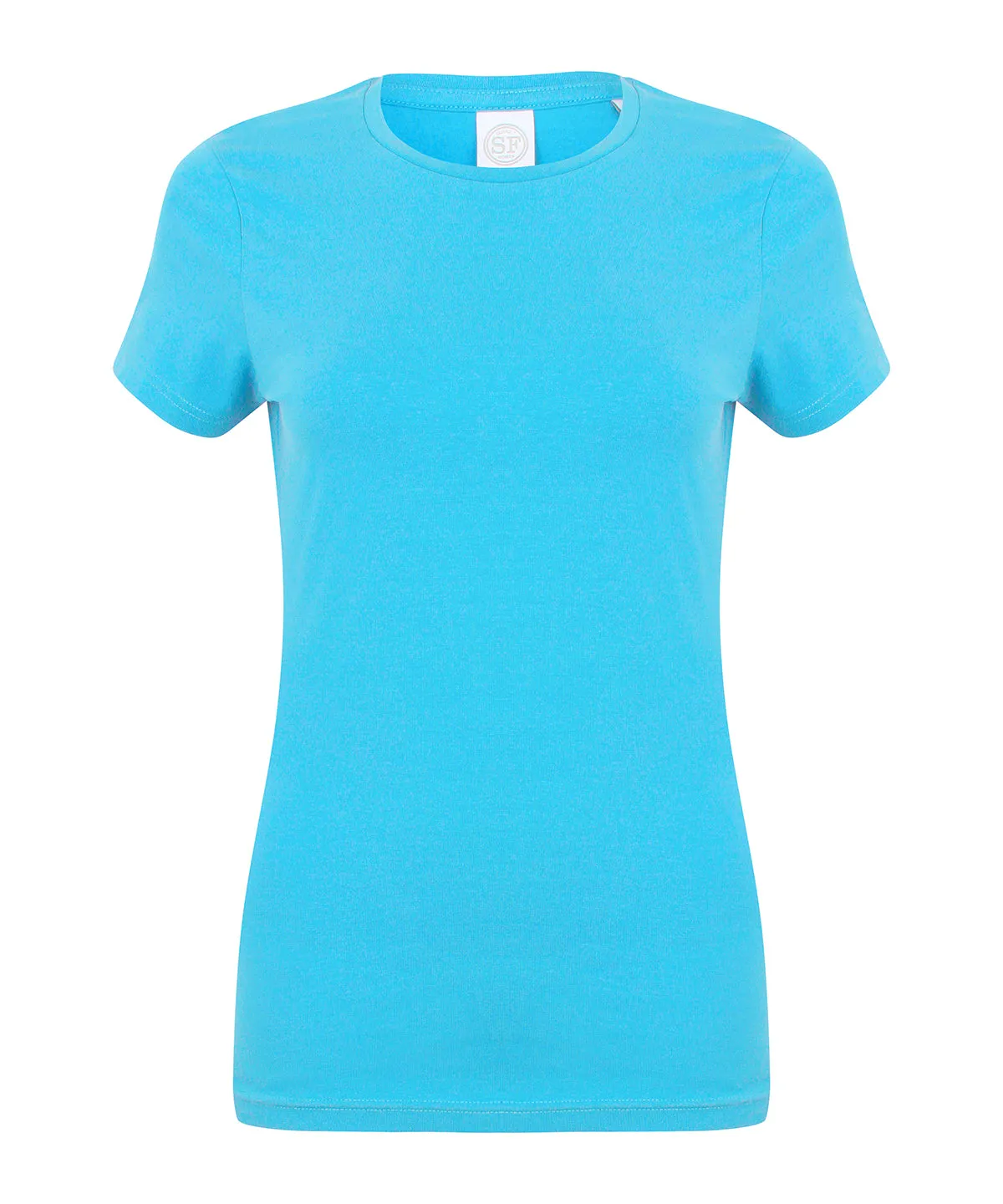 Feel good womens stretch t-shirt | Surf Blue