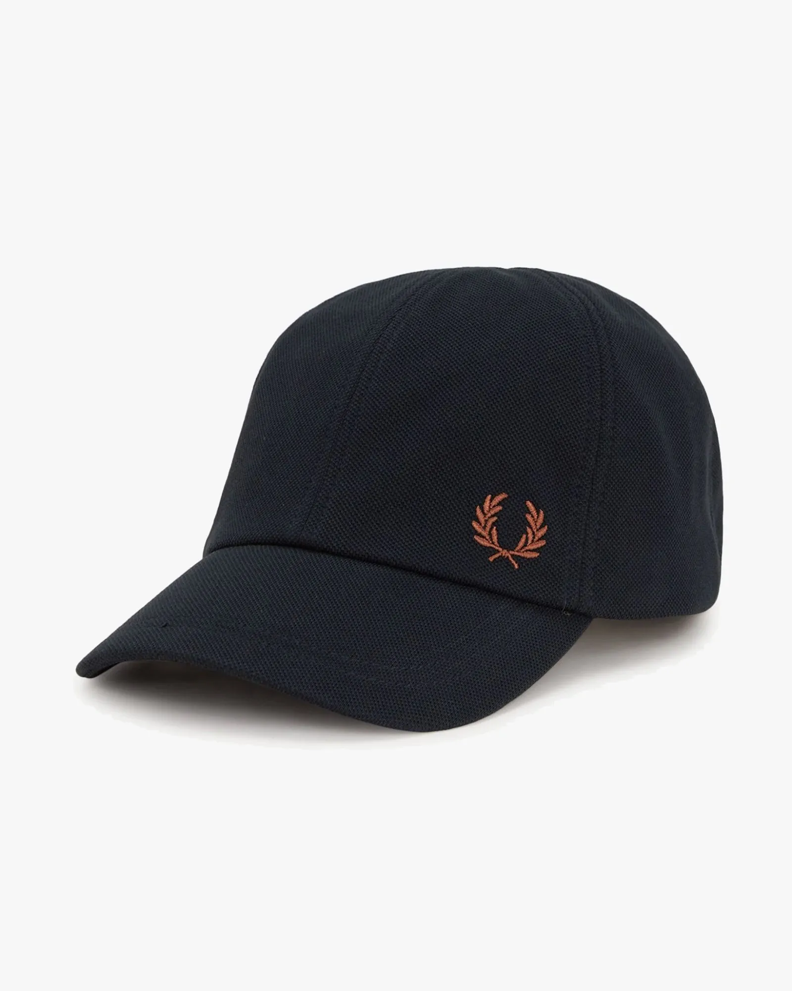Fred Perry Classic Pique Cap - Navy / Cinnamon