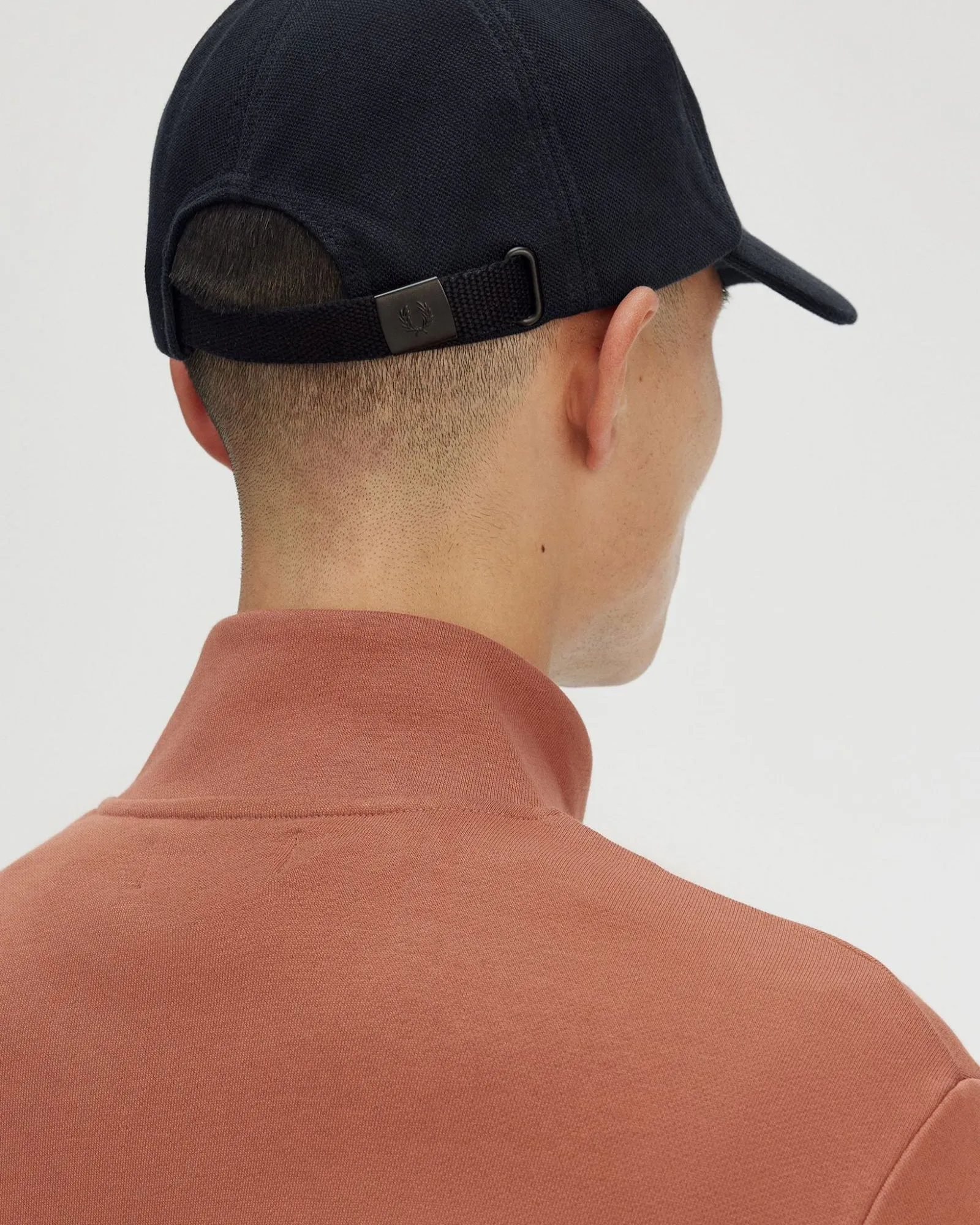 Fred Perry Classic Pique Cap - Navy / Cinnamon