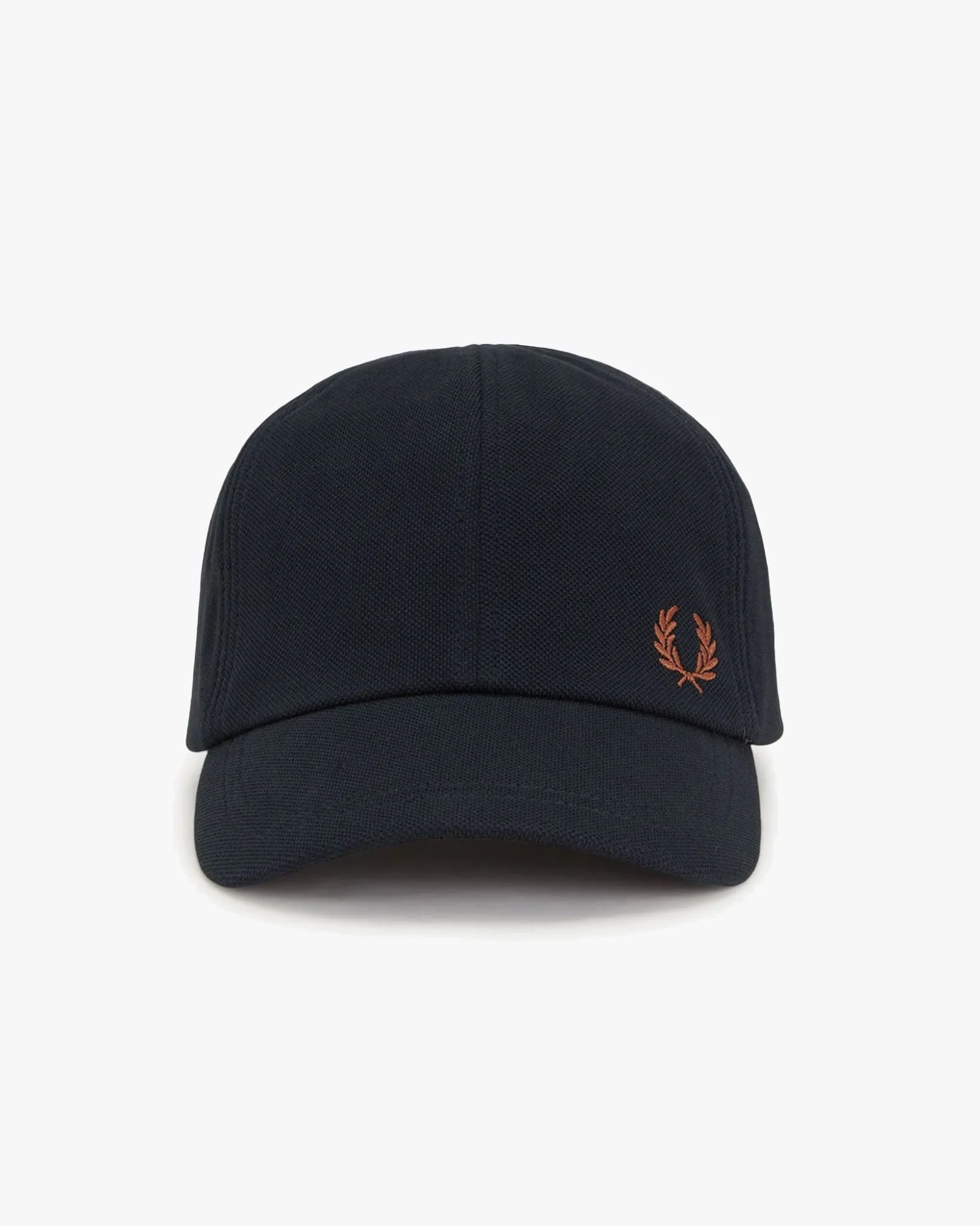 Fred Perry Classic Pique Cap - Navy / Cinnamon