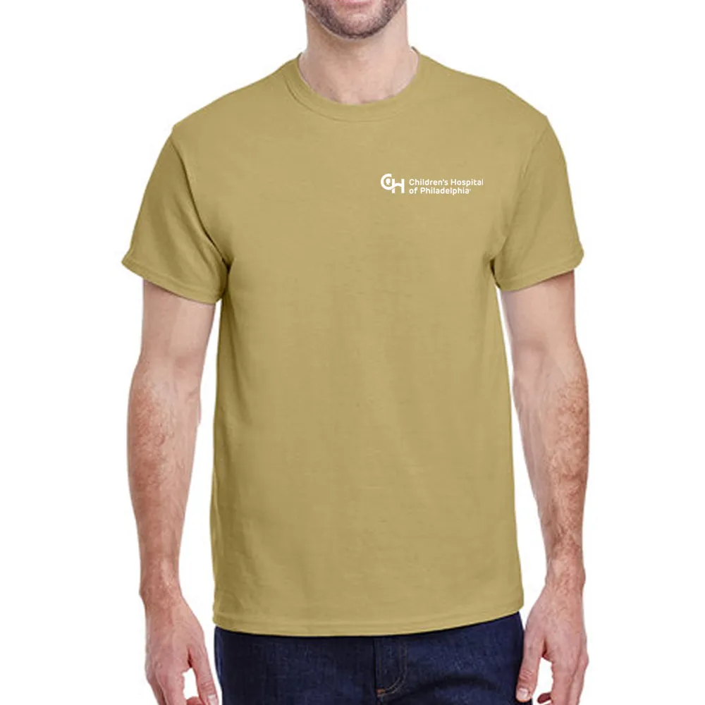 Gildan 6.1oz 100% Cotton Neutral Color T-Shirt With White CHOP Logo