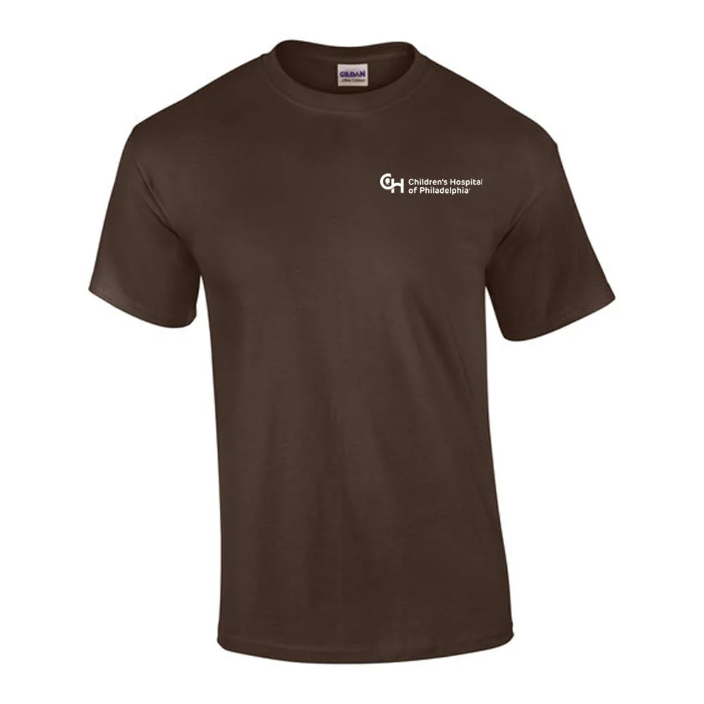 Gildan 6.1oz 100% Cotton Neutral Color T-Shirt With White CHOP Logo