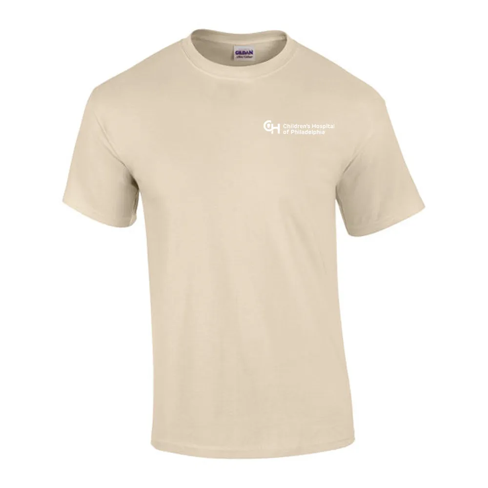 Gildan 6.1oz 100% Cotton Neutral Color T-Shirt With White CHOP Logo