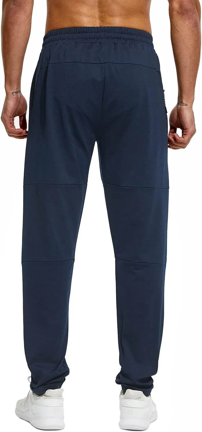 HODOSPORTS 32"/34"/36"/38"/40" Inseam Tall Mens Sweatpants Zipper Pocket Extra Tall Joggers Workout Pants