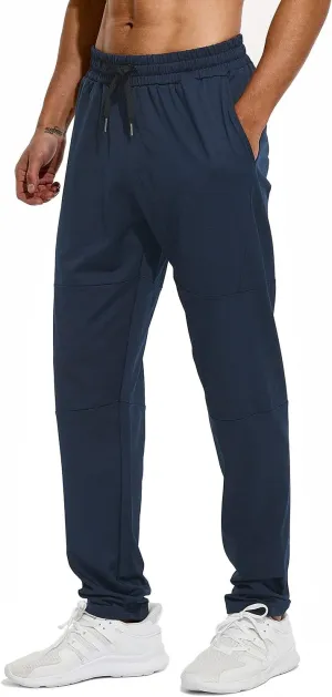 HODOSPORTS 32"/34"/36"/38"/40" Inseam Tall Mens Sweatpants Zipper Pocket Extra Tall Joggers Workout Pants
