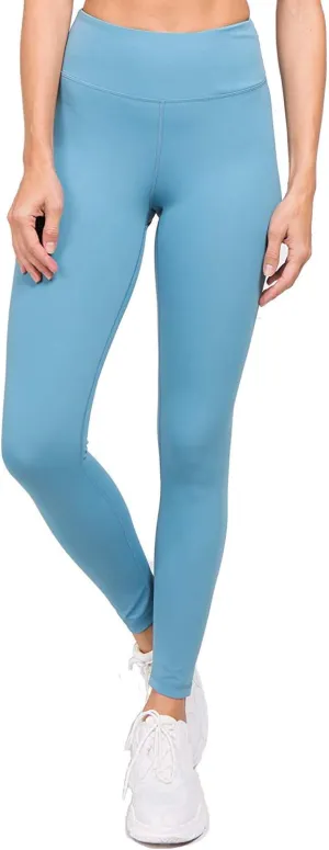 ICONOFLASH Women's Active Tummy Control High Waist Leggings - Yoga Workout Pants with Phone Pocket - Plus Size Options