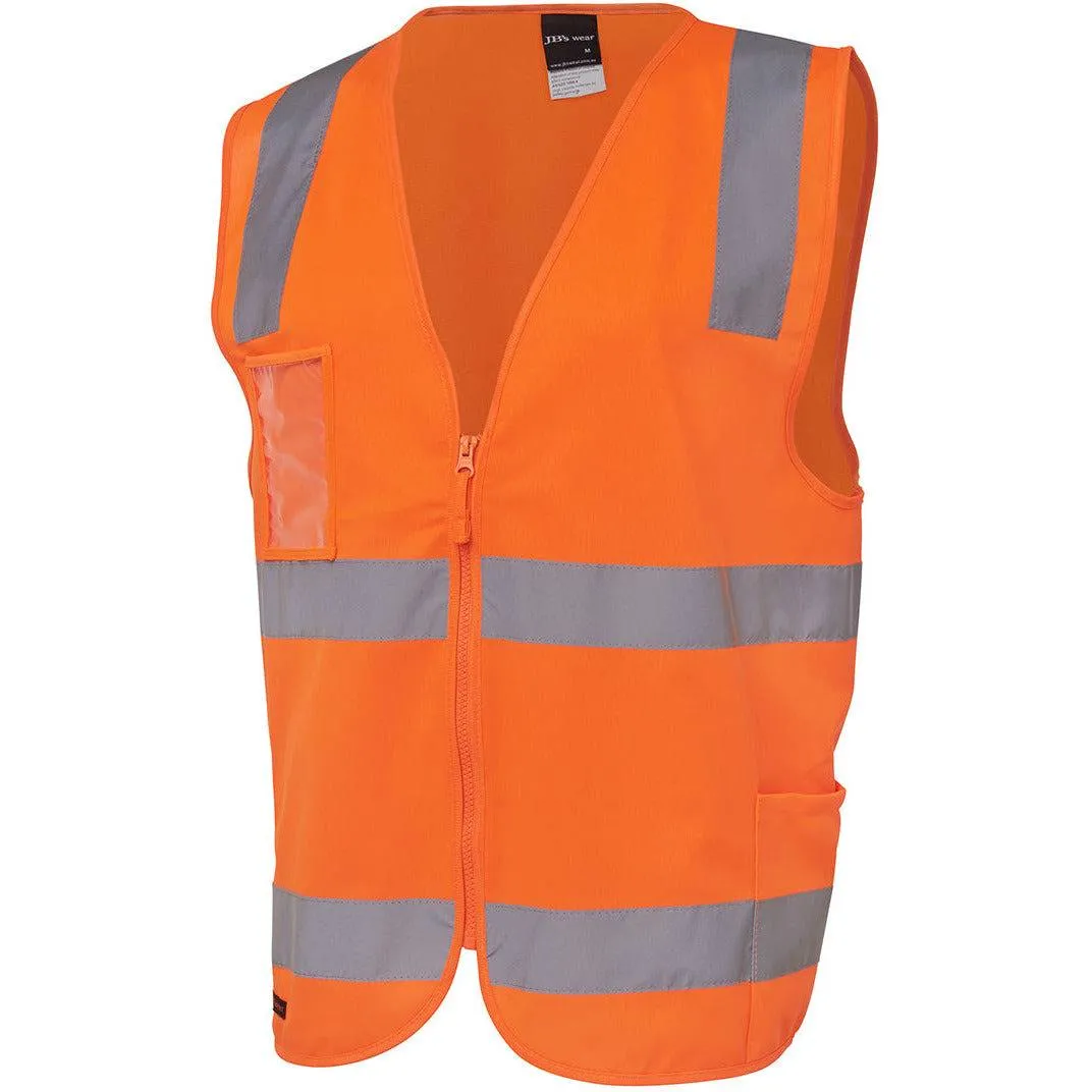 JB's Hi Vis Zip Safety Vest - 6DNSZ