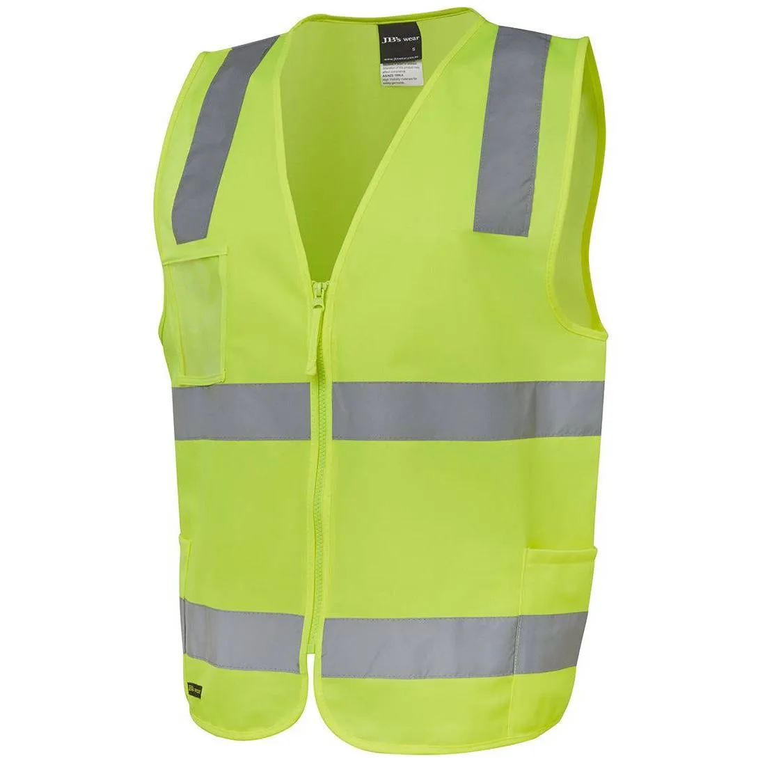JB's Hi Vis Zip Safety Vest - 6DNSZ
