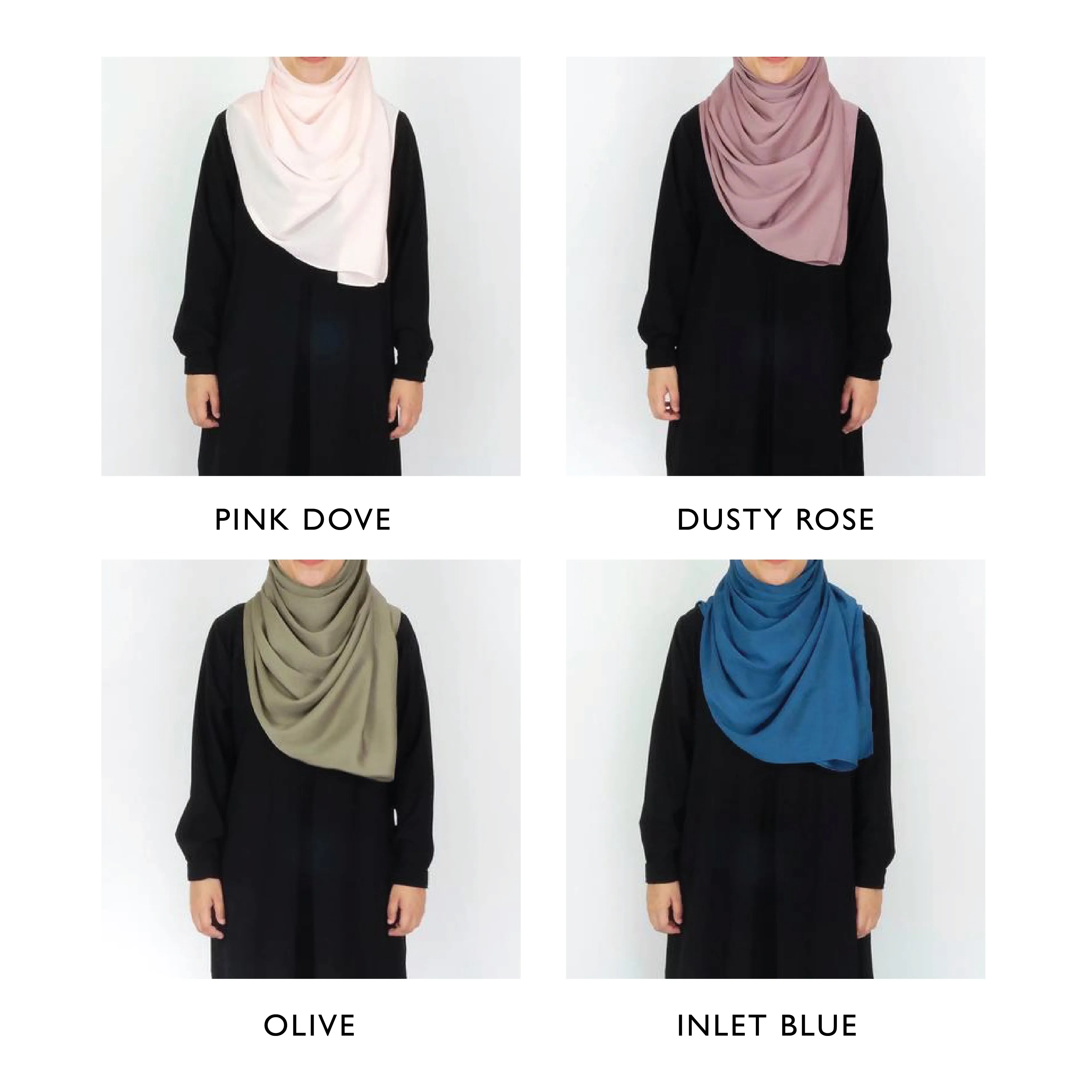 Matte Satin Shawl with Card