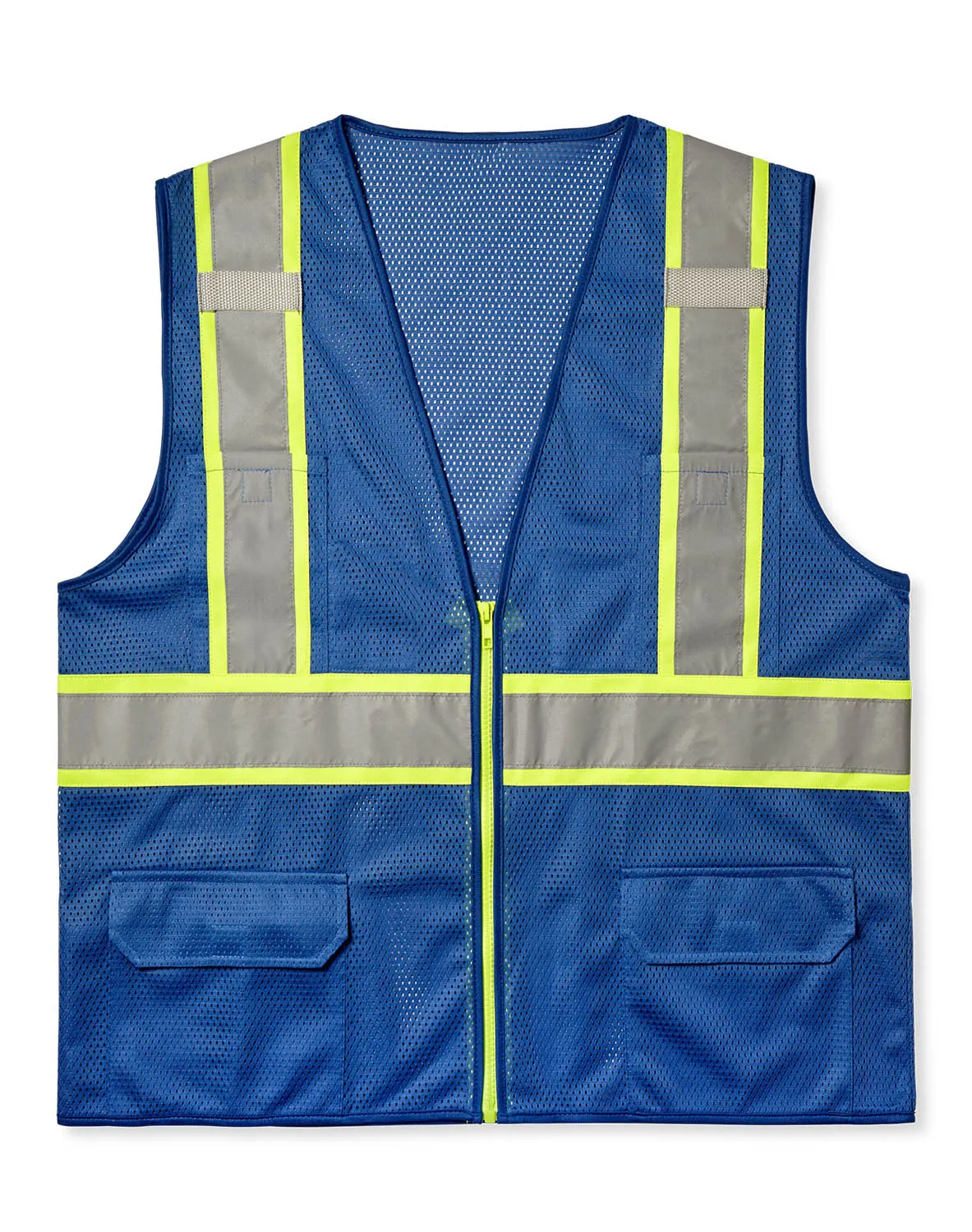 MAX Apparel MAX434 Enhanced Visibility Blue Safety Vest