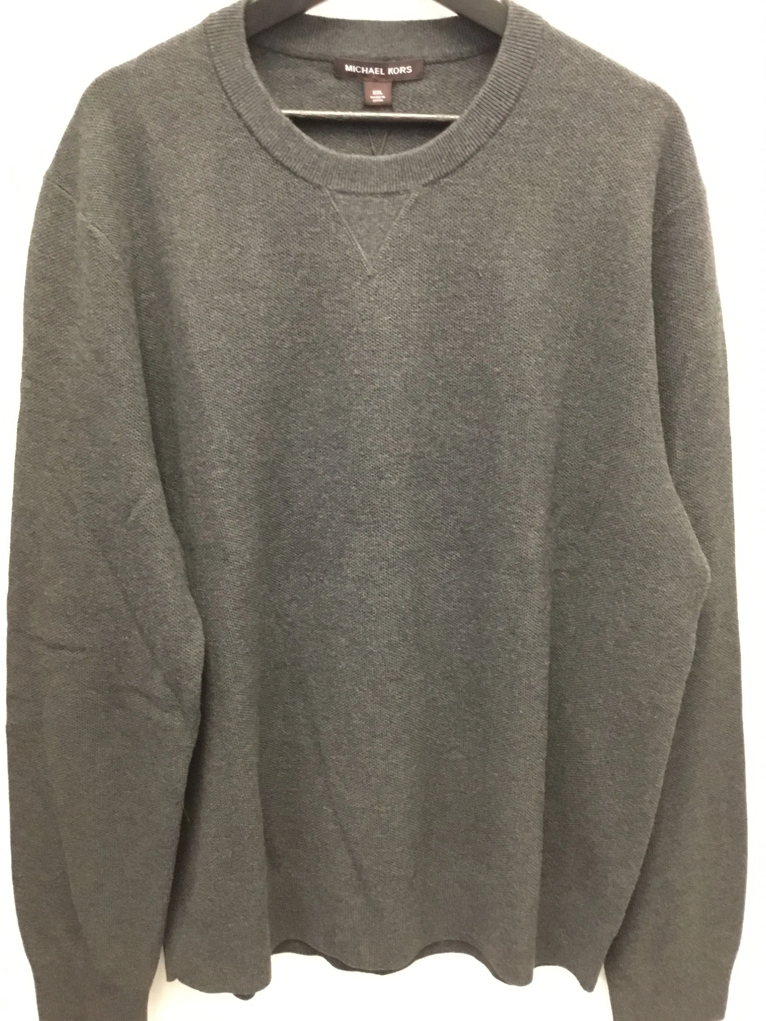 MICHAEL KORS CF160222 Sport Stitch crew neck Sweater 029 Charcoal