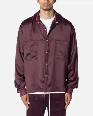 MNML Studded Pajama Shirt Burgundy