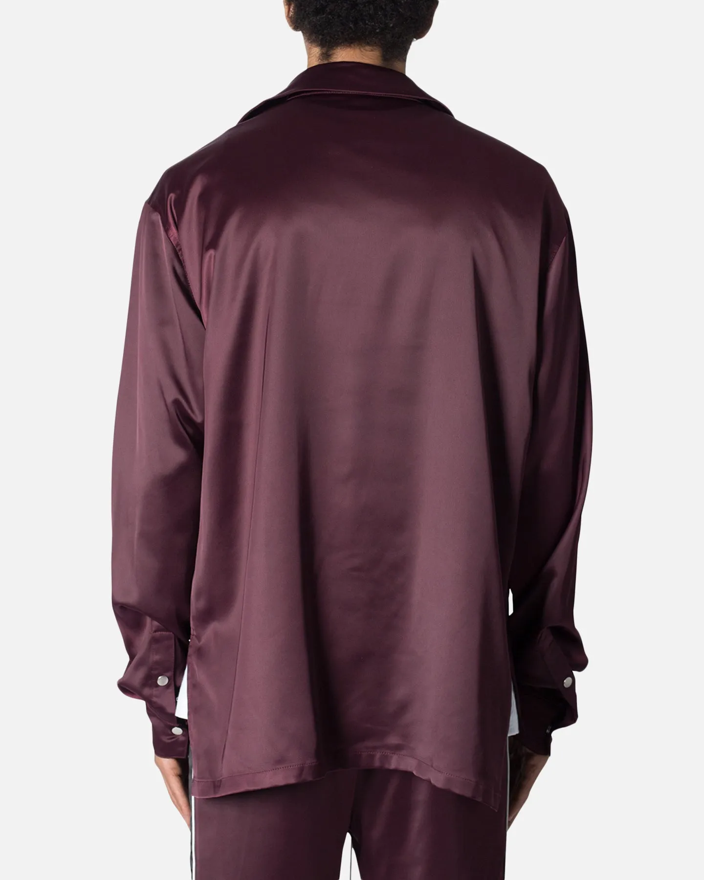 MNML Studded Pajama Shirt Burgundy