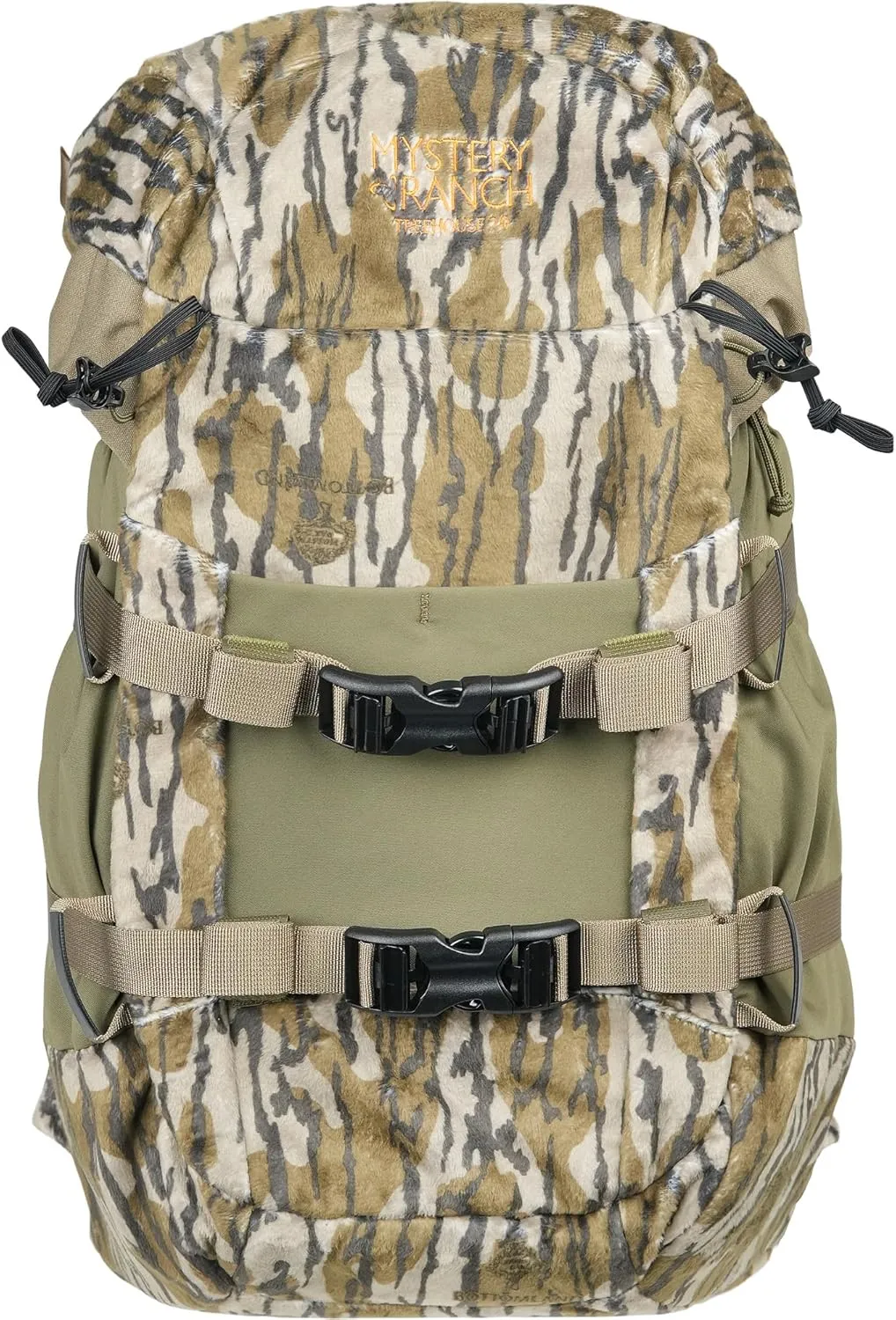 Mystery Ranch Treehouse 20, Tree Stand Hunting Backpack, Quiet, Waterproof, Daypack for Saddle Hunting, Outdoors, 20L, Mossy Oak Bottomland