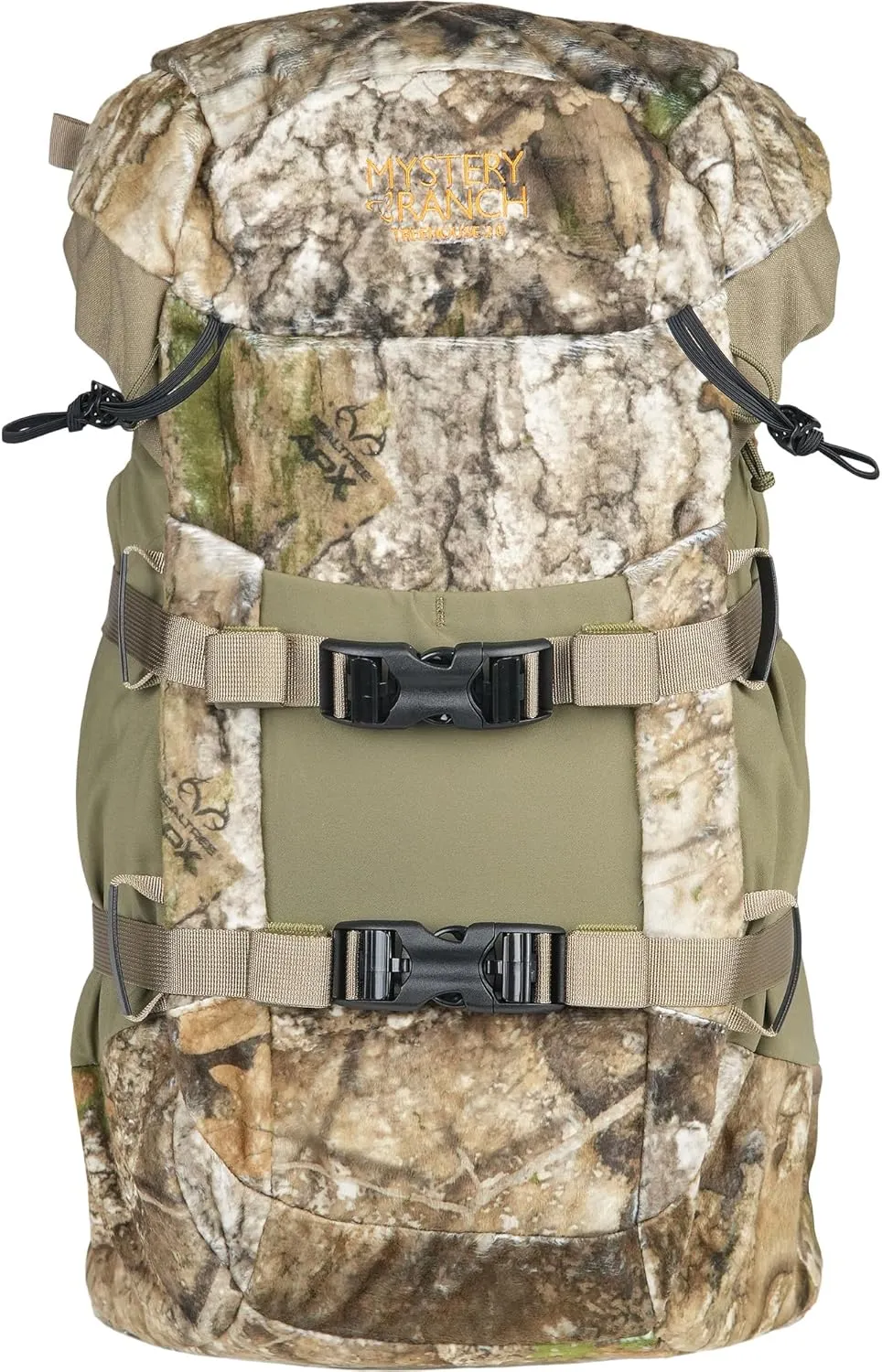 Mystery Ranch Treehouse 20, Tree Stand Hunting Backpack, Quiet, Waterproof, Daypack for Saddle Hunting, Outdoors, 20L, Realtree APX