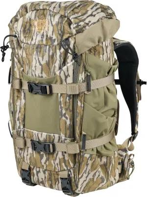 Mystery Ranch Treehouse 38, Tree Stand Hunting Backpack, Quiet, Waterproof, Daypack for Saddle Hunting, Outdoors, 30L - Mossy Oak Bottomland-L/XL