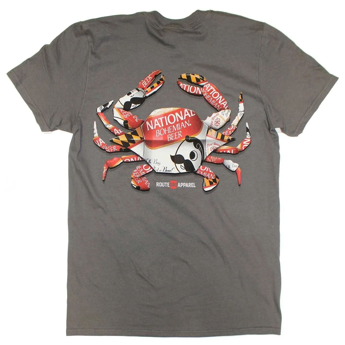 Natty Boh Can Crab (Charcoal) / Shirt