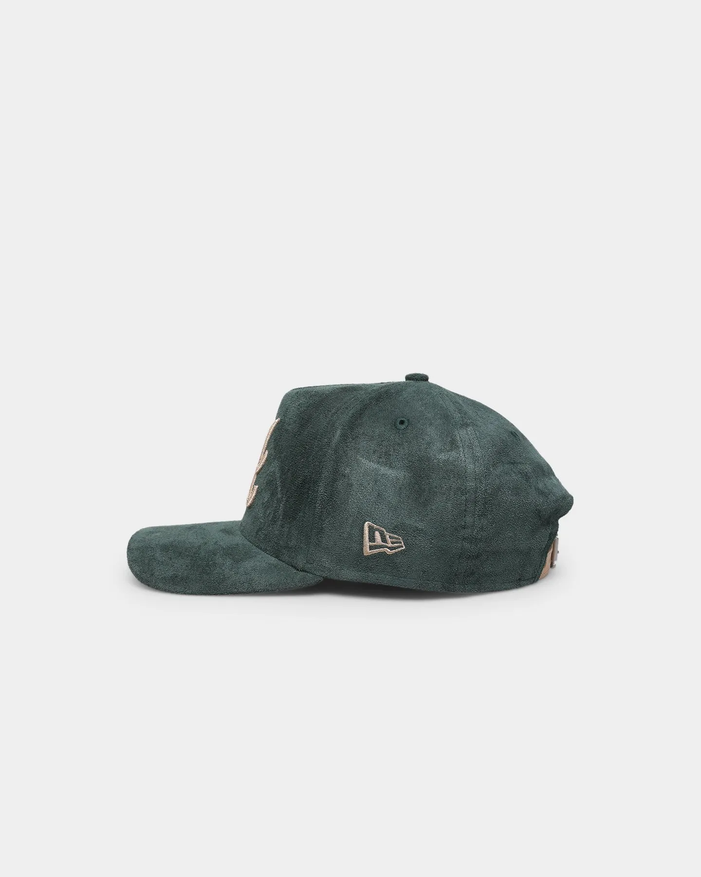 New Era Atlanta Braves 'Forest Suede & Camel' 9FORTY K-Frame Strapback Dark Green