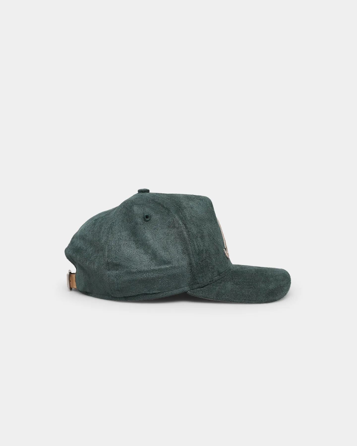 New Era Atlanta Braves 'Forest Suede & Camel' 9FORTY K-Frame Strapback Dark Green