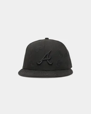 New Era Atlanta Braves 'Paisley All Over' 59FIFTY Fitted Paisley/Black