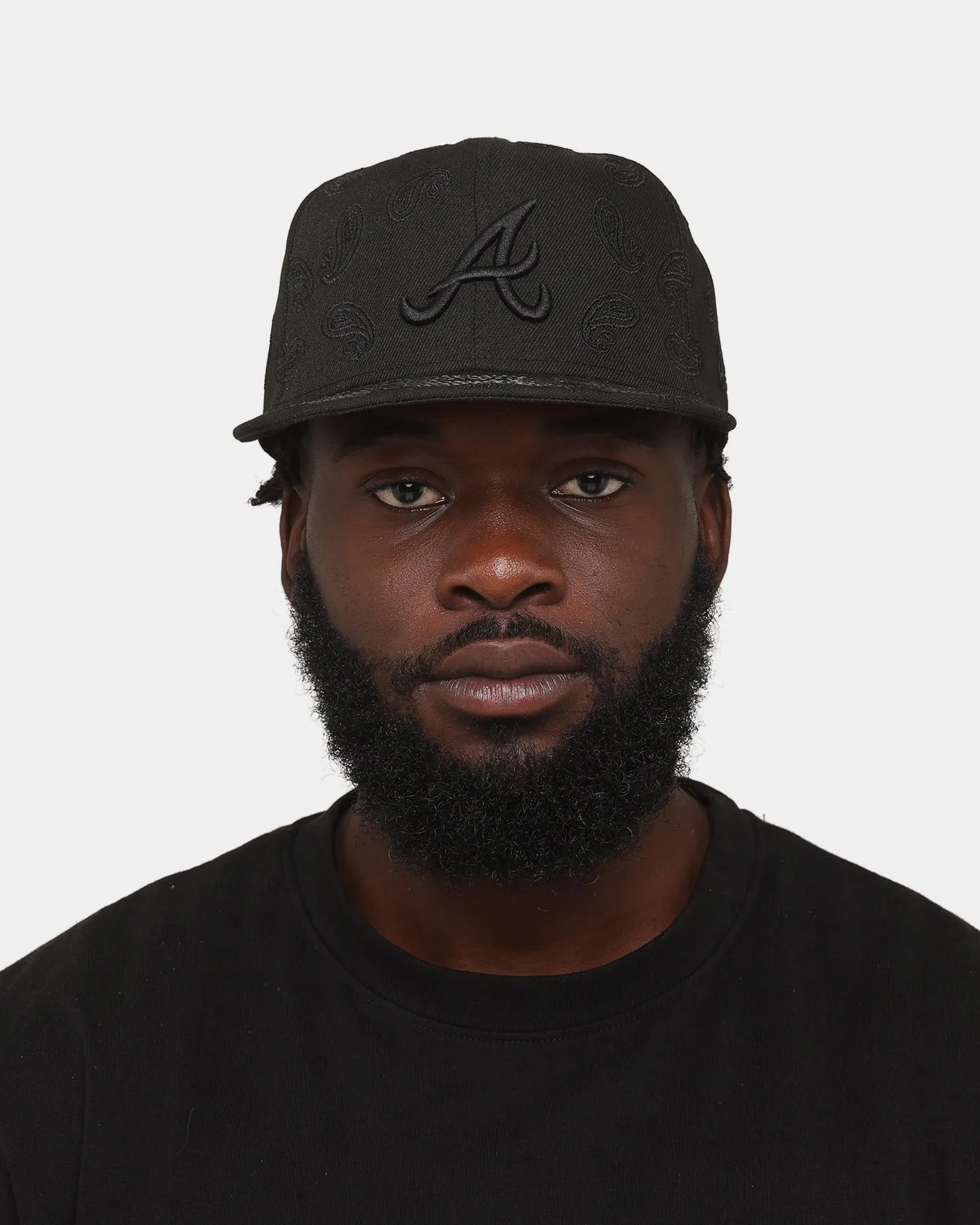 New Era Atlanta Braves 'Paisley All Over' 59FIFTY Fitted Paisley/Black