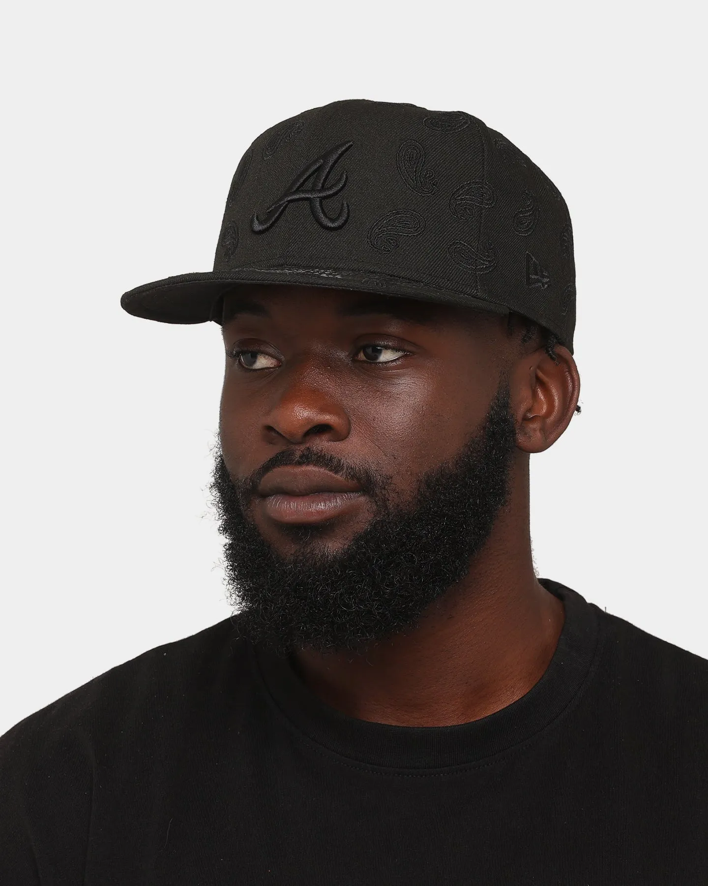 New Era Atlanta Braves 'Paisley All Over' 59FIFTY Fitted Paisley/Black