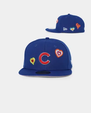 New Era Chicago Cubs 'Chain Stitch Heart' 59FIFTY Fitted Multi-Coloured