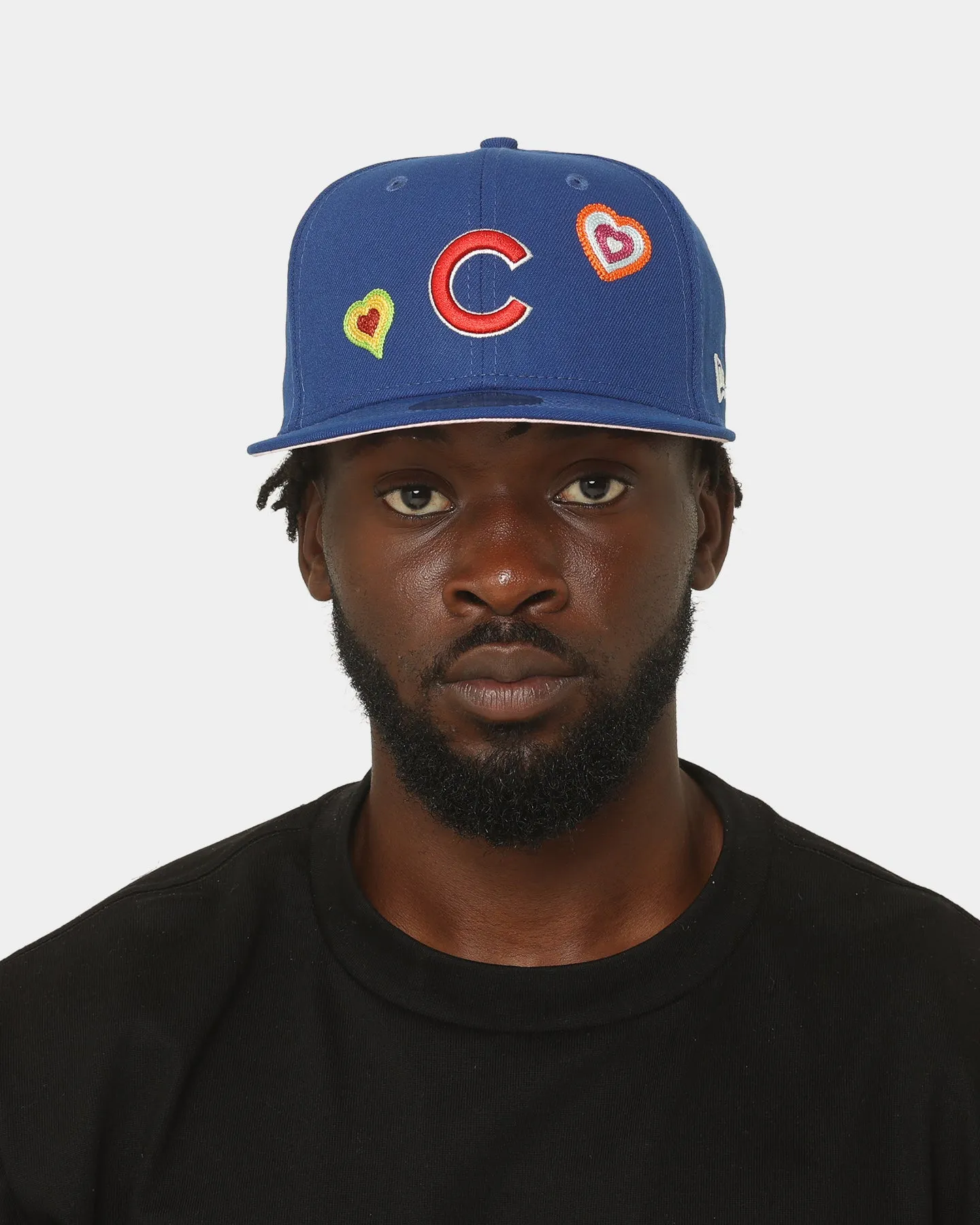 New Era Chicago Cubs 'Chain Stitch Heart' 59FIFTY Fitted Multi-Coloured