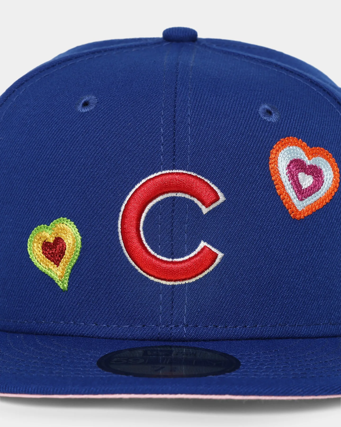 New Era Chicago Cubs 'Chain Stitch Heart' 59FIFTY Fitted Multi-Coloured