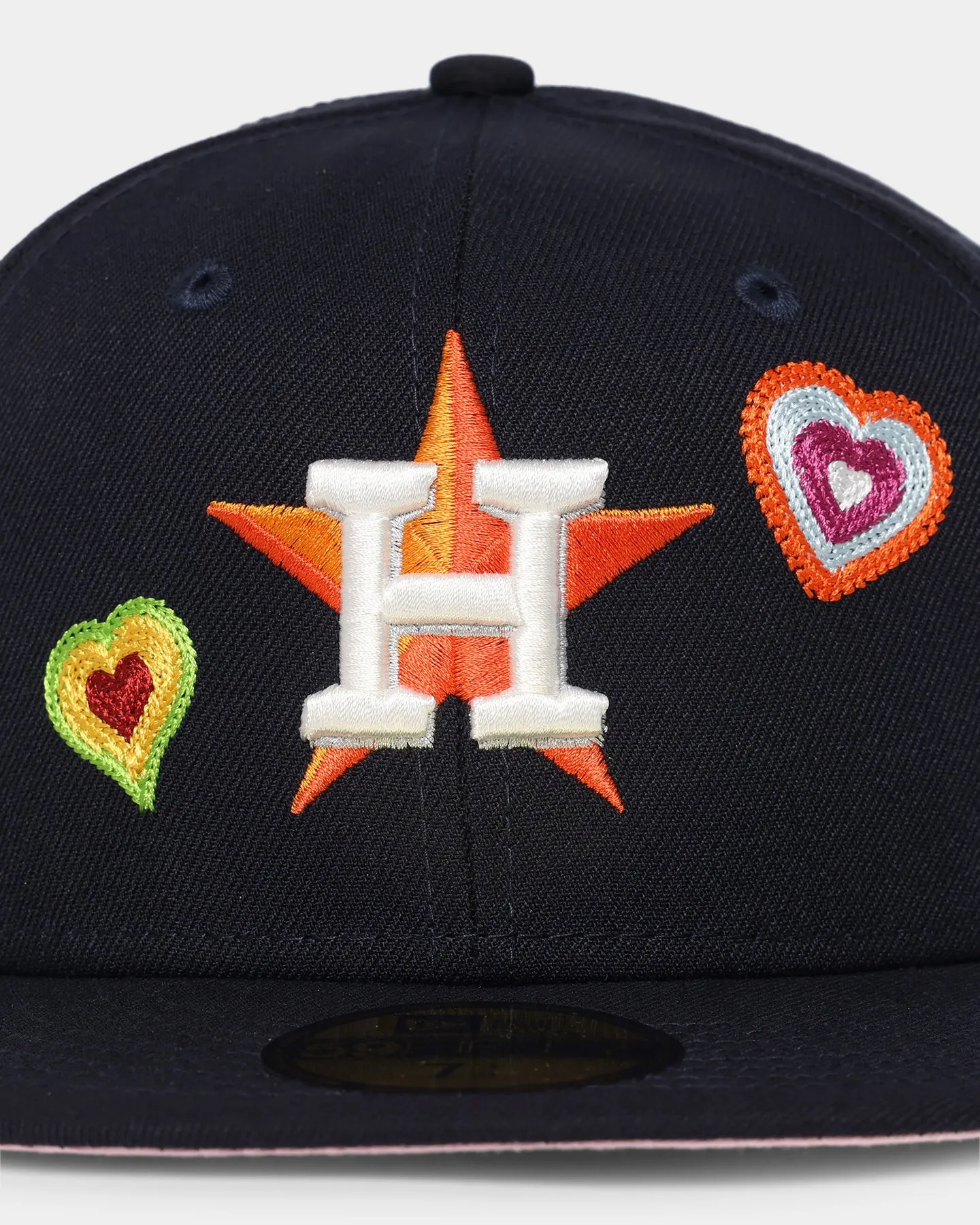 New Era Houston Astros 'Chain Stitch Heart' 59FIFTY Fitted Multi-Coloured