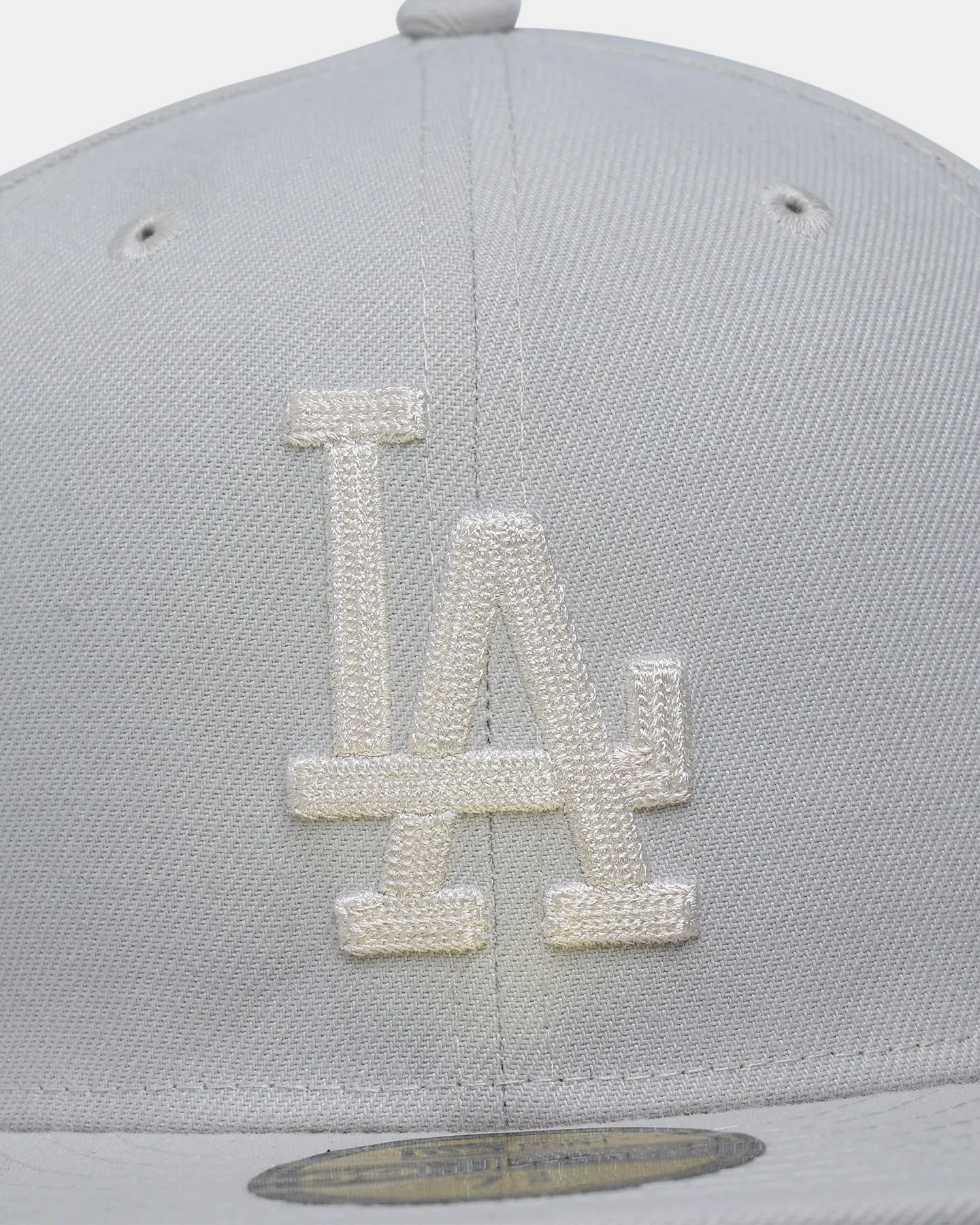 New Era Los Angeles Dodgers 'Chain Stitch' 59FIFTY Fitted Stone