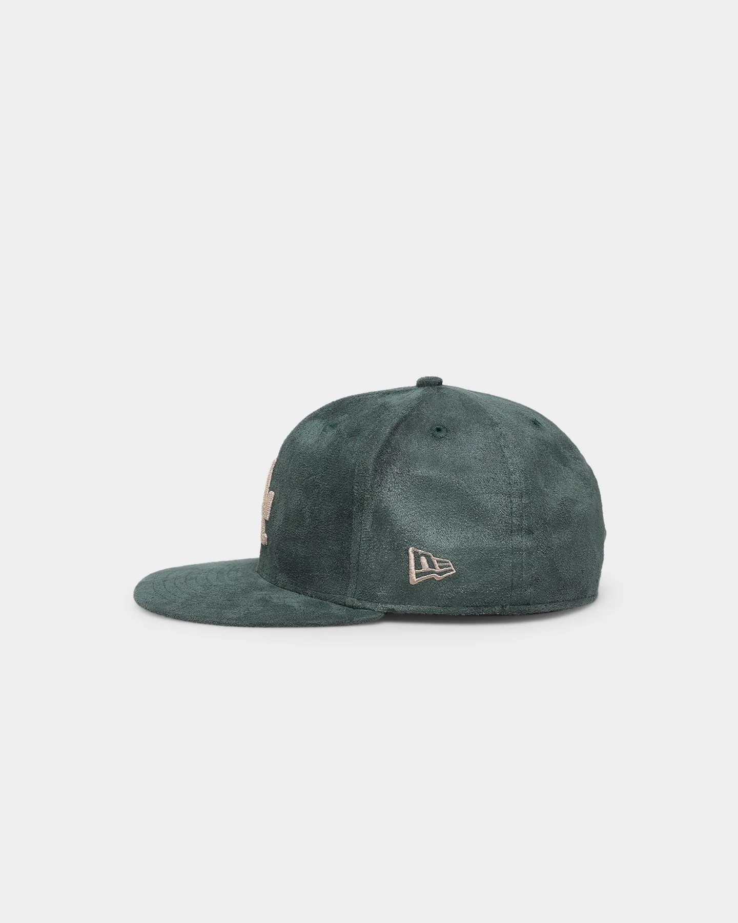 New Era Los Angeles Dodgers 'Forest Suede & Camel' 59FIFTY Fitted Dark Green