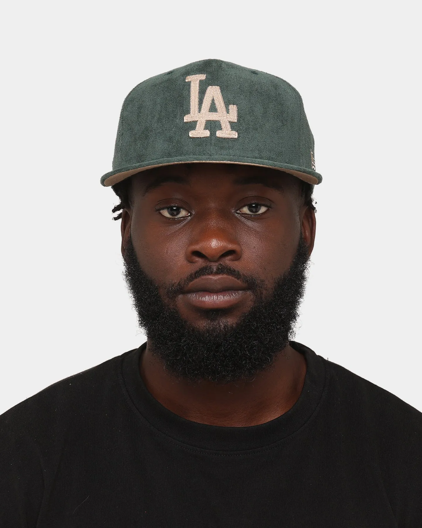 New Era Los Angeles Dodgers 'Forest Suede & Camel' 59FIFTY Fitted Dark Green