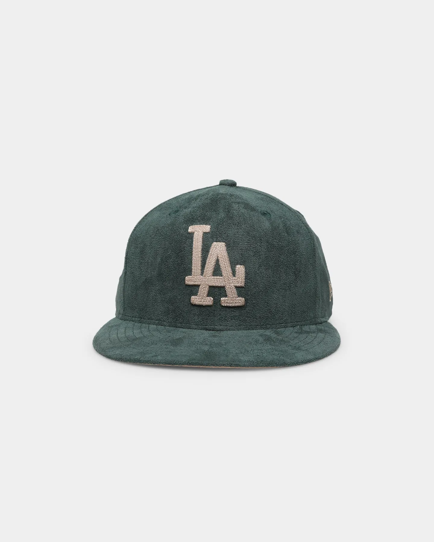 New Era Los Angeles Dodgers 'Forest Suede & Camel' 59FIFTY Fitted Dark Green
