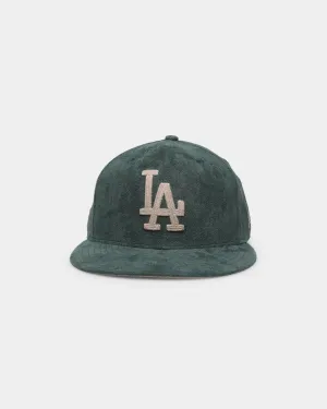 New Era Los Angeles Dodgers 'Forest Suede & Camel' 59FIFTY Fitted Dark Green
